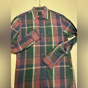 J.Crew Men’s Small Slim Fit Long Sleeve Plaid Shirt Fall Button-Down NWOT